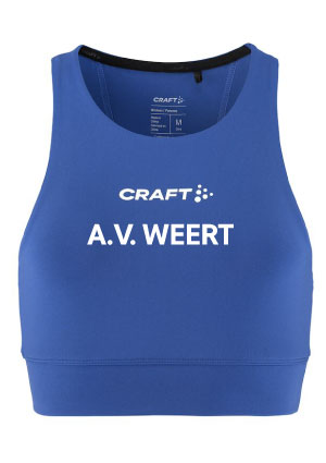 Craft RUSH 2.0 wedstrijd Crop TOP AV Weert - dames