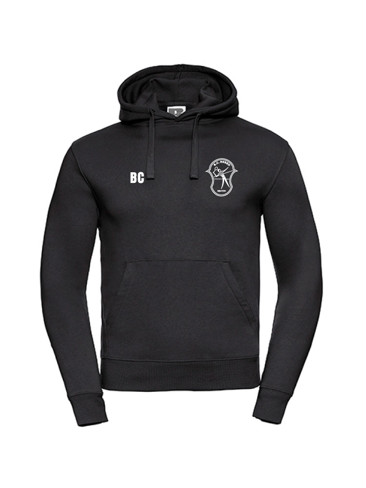 BC REBEO Hoodie met borstlogo - zwart -Unisex - Afbeelding 3