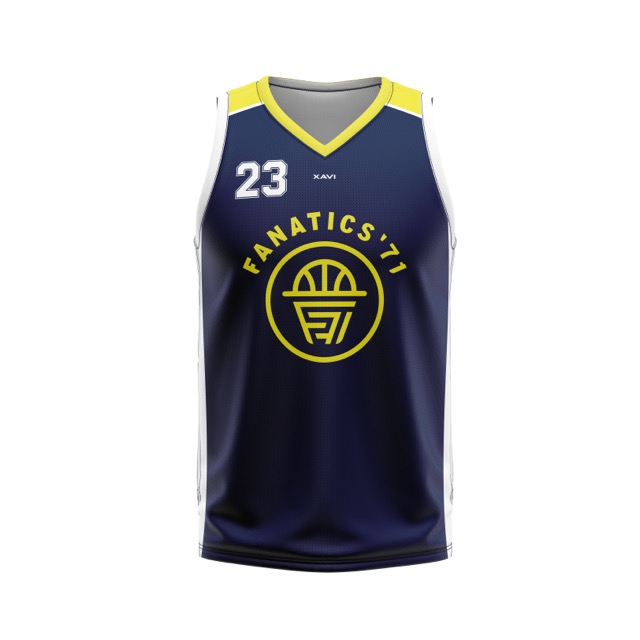 Xavi reversible wedstrijd-basketbalshirt Fanatics - navy blauw/wit - Unisex - Afbeelding 2