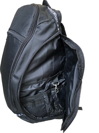 Xavi Rugzak van Polyester – Ruim & Praktisch met Bidonvakken - Zwart - Afbeelding 6