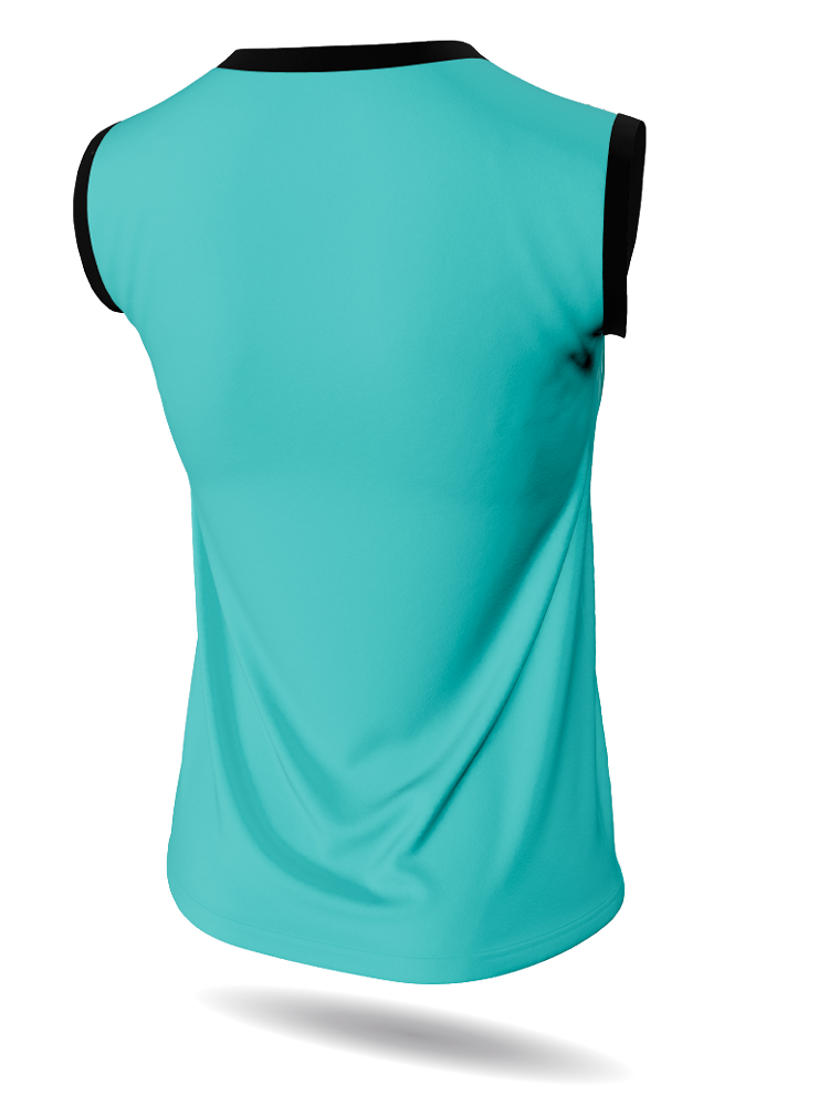 Xavi Elastic Tennisshirt mouwloos - V-hals - Dames - Afbeelding 2