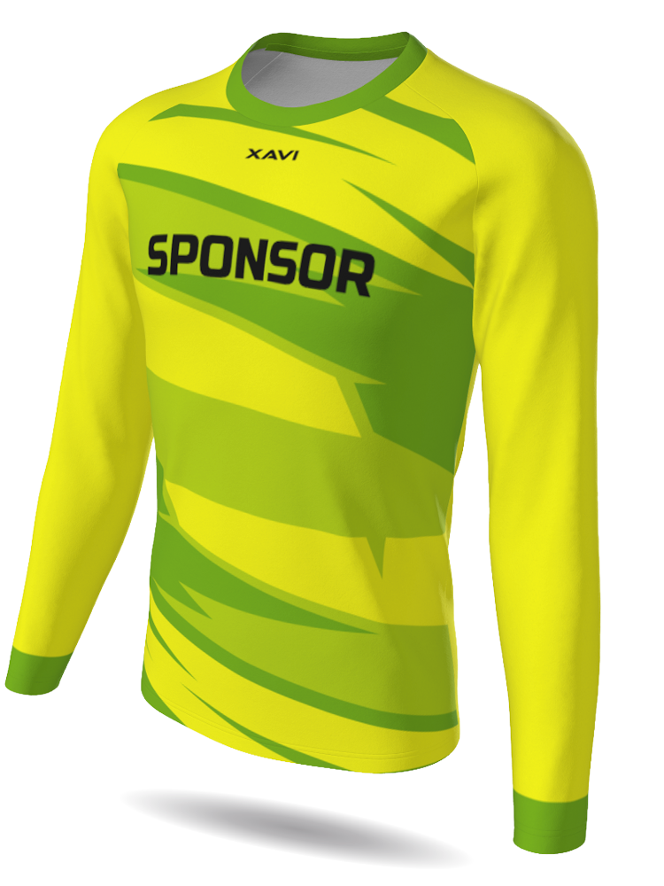 Xavi Performance Keepersshirt - Lange mouw ronde kraag - Heren