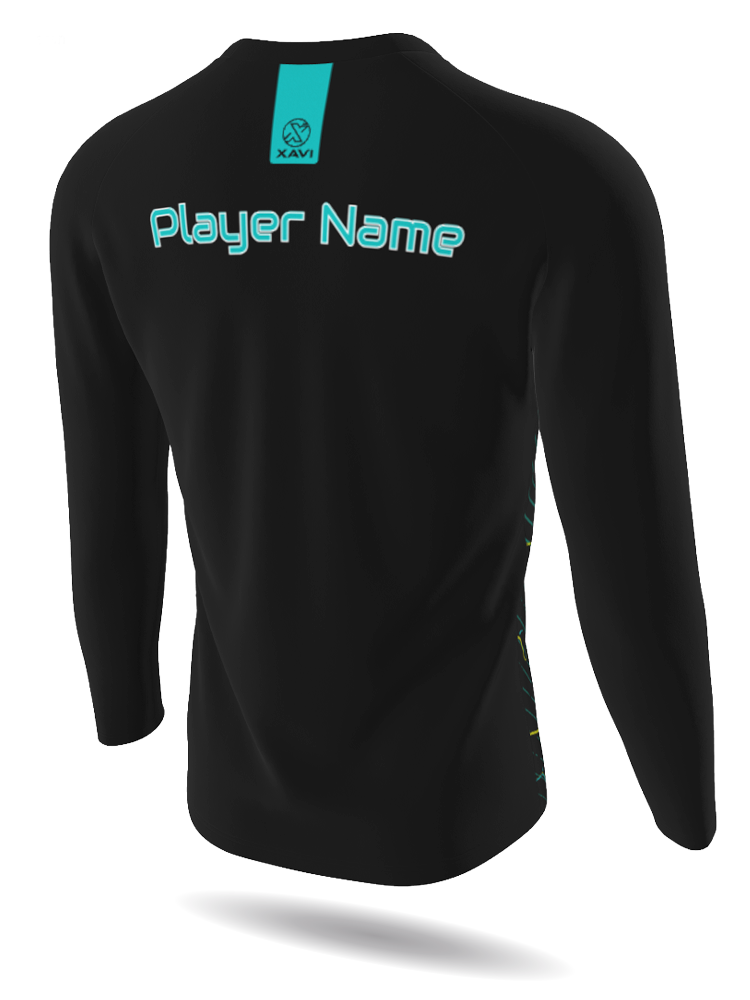 Xavi PRO E-sportsshirt - Lange mouw ronde kraag - Heren - Afbeelding 2
