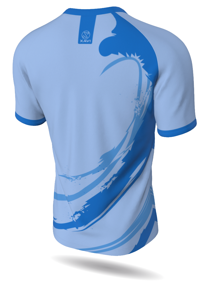 Xavi Performance Bowlingshirt - ronde kraag - Heren - Afbeelding 2