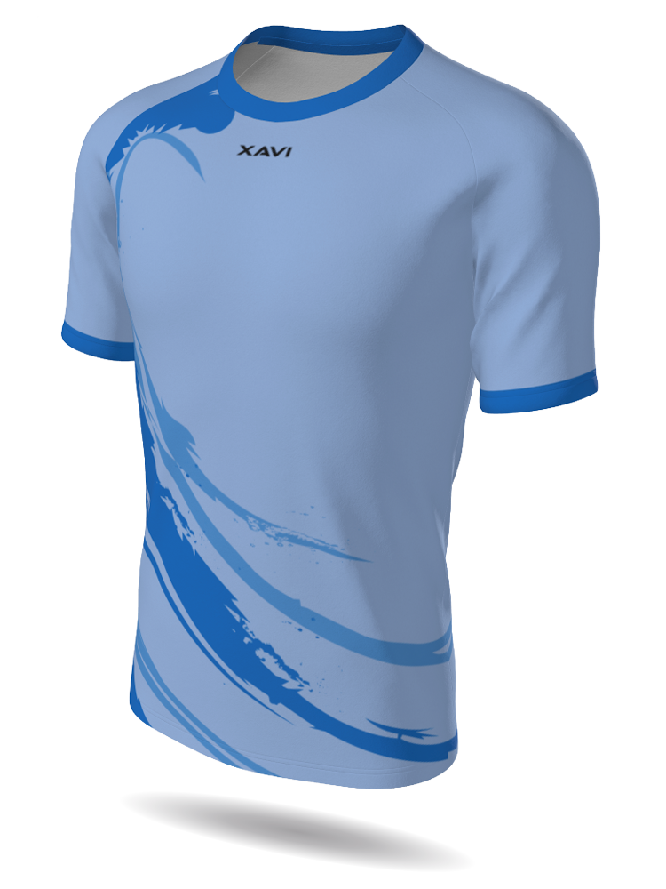 Xavi Performance Bowlingshirt - ronde kraag - Heren