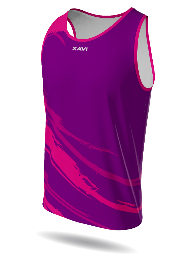 Xavi Pro Beachsinglet - ronde kraag - Heren
